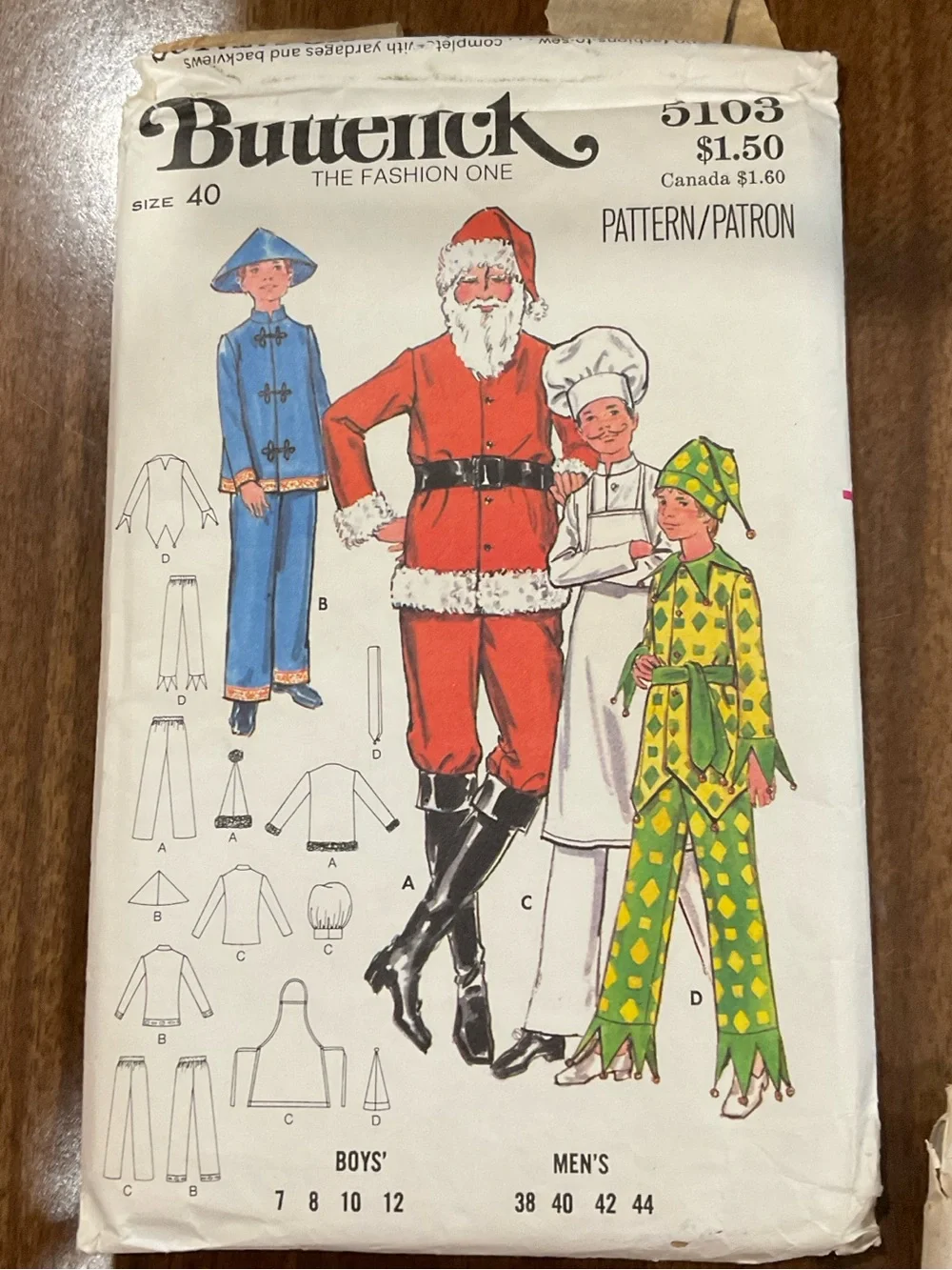 Butterick vintage costume